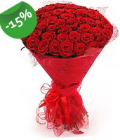 51 adet kırmızı gül buketi özel hissedenlere  Şanlıurfa İnternetten çiçek siparişi 