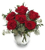 Vazo içerisinde 5 adet kırmızı gül  Şanlıurfa çiçek yolla , çiçek gönder , çiçekçi  