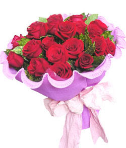 12 adet kırmızı gülden görsel buket  Şanlıurfa çiçek yolla , çiçek gönder , çiçekçi  
