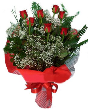 7 kırmızı gül buketi  Şanlıurfa internetten çiçek siparişi 