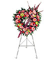  Şanlıurfa çiçek servisi , çiçekçi adresleri  kalpli karisik çiçek perförje