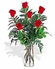 cam yada mika vazoda 6 adet kirmizi   Şanlıurfa online çiçek gönderme sipariş 