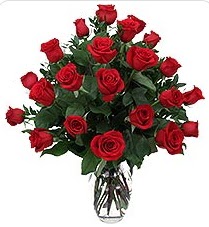  Şanlıurfa İnternetten çiçek siparişi  24 adet kırmızı gülden vazo tanzimi