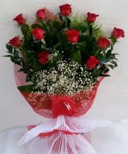 11 adet kırmızı gülden görsel çiçek  Şanlıurfa kaliteli taze ve ucuz çiçekler 